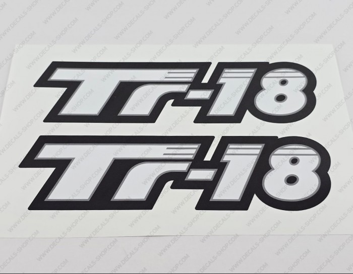 Triton Boat TR-18 Decal Set of 2 x 10.5" Triton Boat TR-18 Decal Set of 2 x 10.5"
